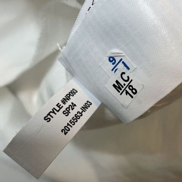 MADEWELL Mini Shirtdress Women XS White V-Neck NEW Shift Dress Pockets NP093 - Picture 16 of 16